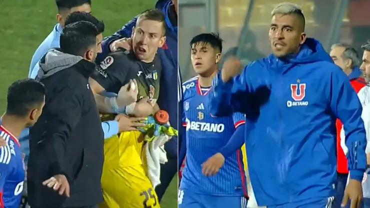 Ignacio González tuvo una actitud que no le gustó nada a Leandro Fernández en el final del partido.