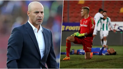 MAF y reacción durante el U. de Chile vs. O'Higgins.