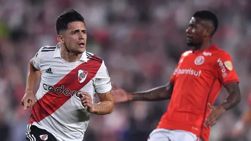 Pablo Salari fue la gran figura de la ida entre River Plate e Inter de Porto Alegre.