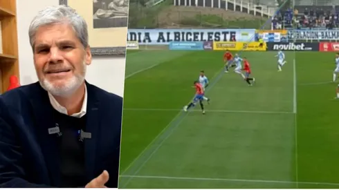 Guarello se molestó por el fuera de juego cobrado a Unión Española