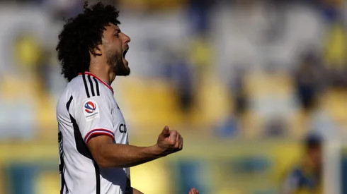 Maximiliano Falcón gritó con todos sus pulmones los goles... y también cuando recibió un foul.