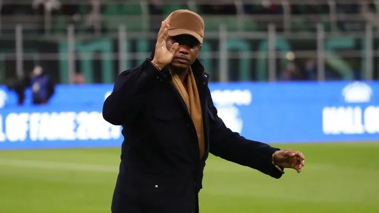 Samuel Eto'o participó en el Game4Ukraine que reunió fondos para los afectados de la guerra entre Ucrania y Rusia.