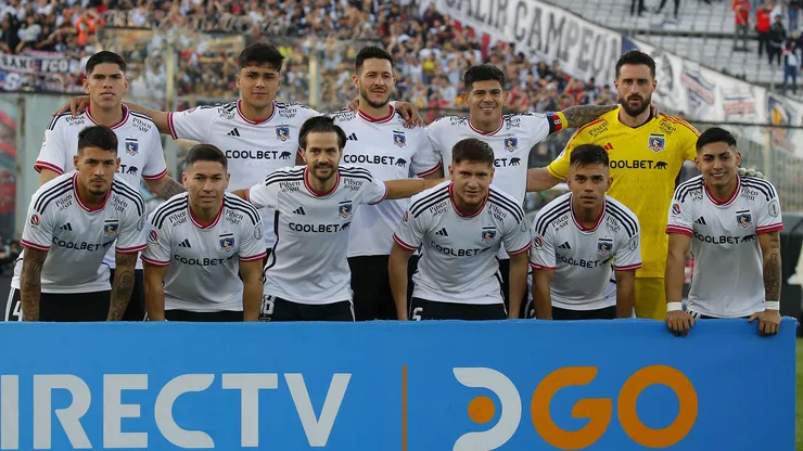Once titular de Colo Colo contra Everton.
