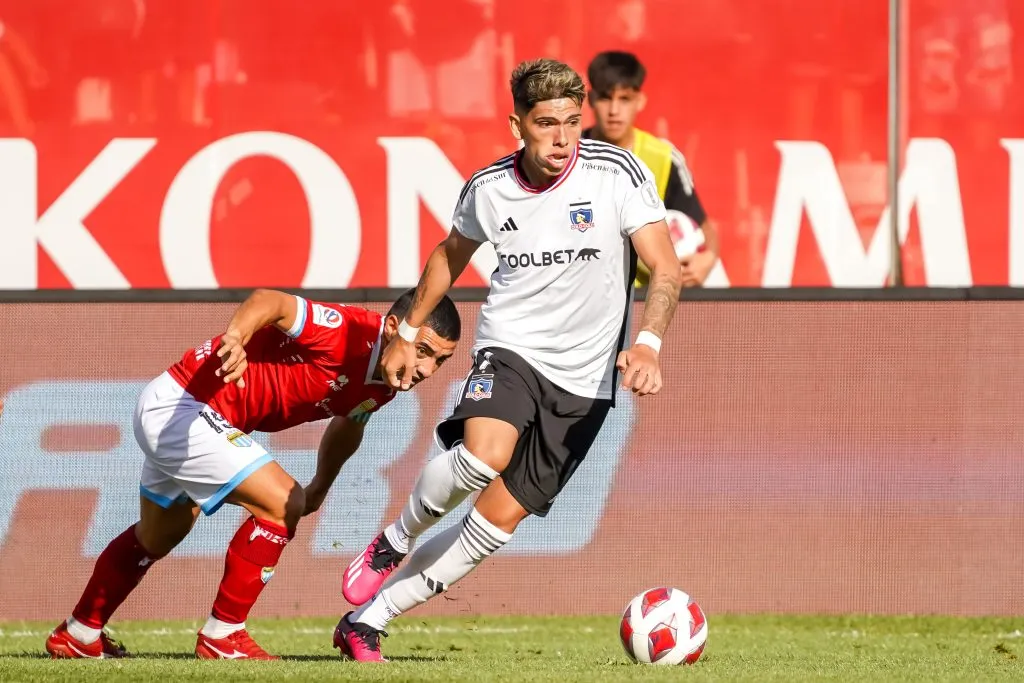Con diez goles Carlos Palacios es el máximo goleador de Colo Colo en esta temporada 2023. | Foto: Guillermo Salazar.