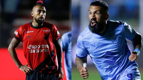 Arturo Vidal enfrentó a Ronnie Fernández por octavos de final en Copa Libertadores.