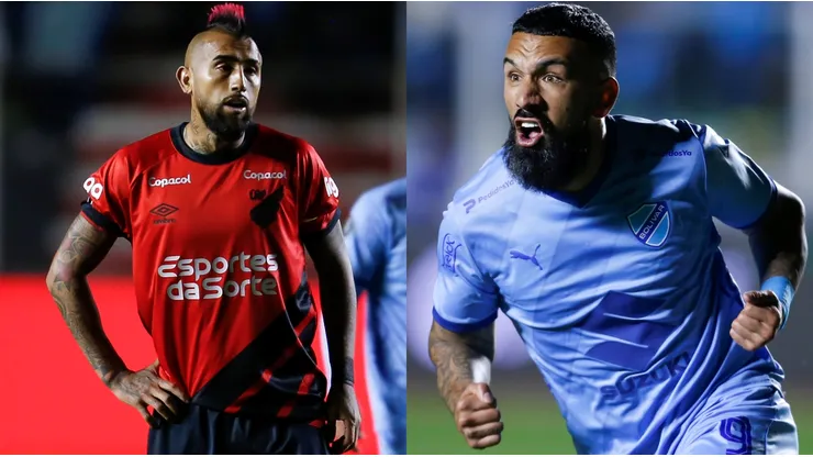Arturo Vidal enfrentó a Ronnie Fernández por octavos de final en Copa Libertadores.