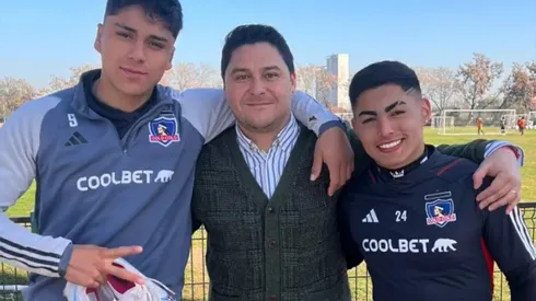Neira estuvo con las jóvenes promesas de Colo Colo