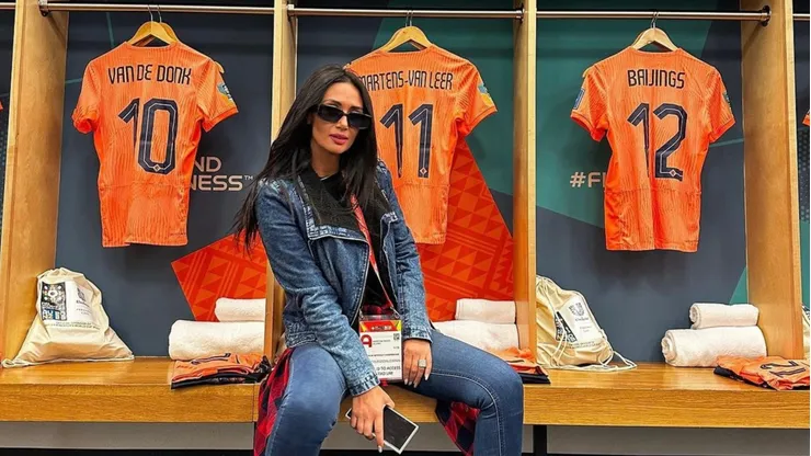 Pamela Díaz estuvo en uno de los partidos clave del Mundial Femenino de Australia-Nueva Zelanda en la fase de grupos.