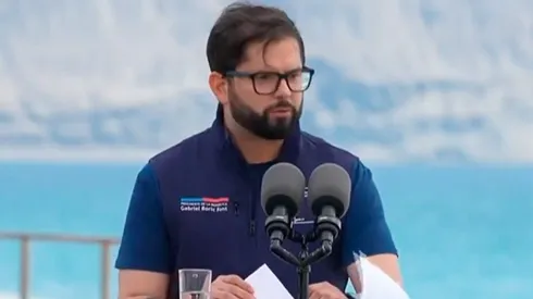 VIDEO: Pescador encara al presidente Gabriel Boric en Mejillones.