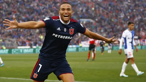 Leandro Benegas festejó un postrero gol a favor de la U. de Chile que dirigía Hernán Caputto.