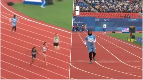 La corredora de Somalia llegó cuando la siguiente carrera ya estaba preparándose