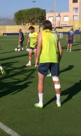Así entrenó Ben Brereton Díaz en el Villarreal.