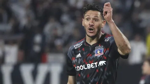 Ramiro González en el Colo Colo vs. Palestino.