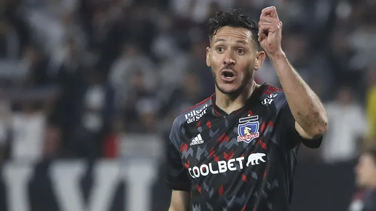 Ramiro González en el Colo Colo vs. Palestino.