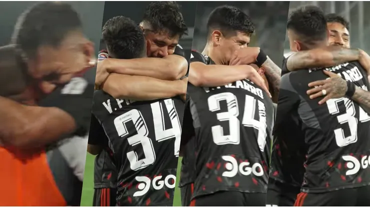 Pizarro desató la emoción en Colo Colo tras su gol.