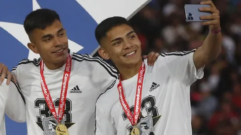 Joan Cruz sonrió mucho con el primer gol de su amigo Vicho Pizarro en el fútbol profesional.