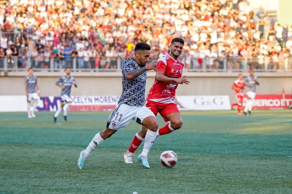En el partido de la primera rueda, Colo Colo goleó a Deportes Copiapó en una gran tarde de Marcos Bolados. Foto: Guille Salazar, RedGol.