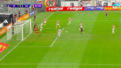 Vicente Pizarro marcó su primer gol como profesional en el triunfo de Colo Colo ante Palestino.