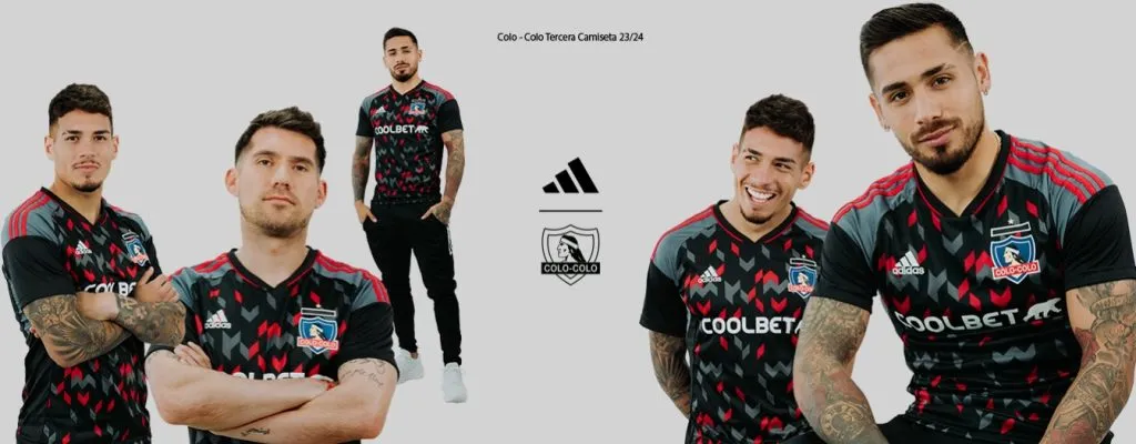 El nuevo modelo de camiseta para el Cacique en esta Copa Chile 2023. | Foto: Colo Colo.