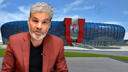 Guarello y el estadio de la U.