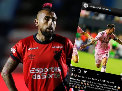 Vidal le cierra el ojo al Inter Miami de Messi