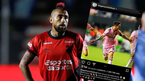 Arturo Vidal llena de mensajes al Inter Miami.