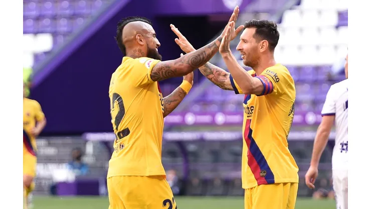 Arturo Vidal quiere volver a jugar con Lionel Messi.