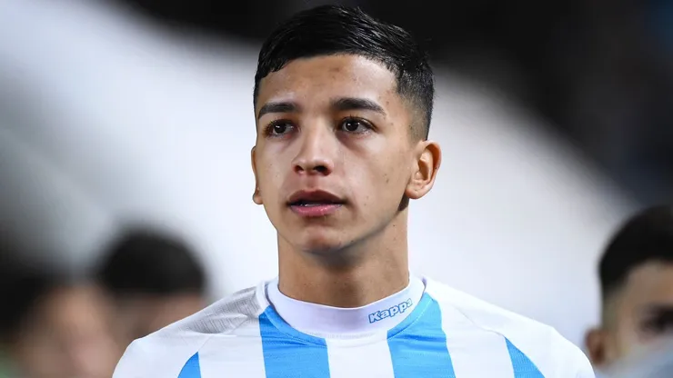 La despedida del jugador desde Racing.