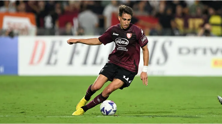 12 partidos disputó Diego Valencia con Salernitana