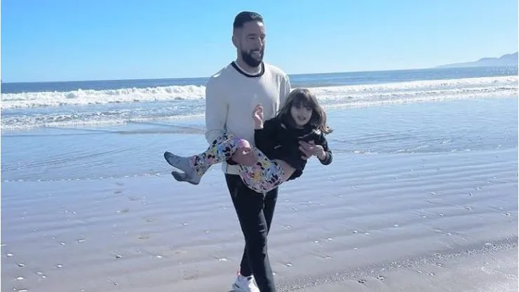 Mauricio Isla y su hija Luz