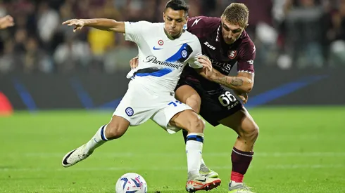 Alexis Sánchez fue titular por primera vez desde que volvió al Inter de Milán.