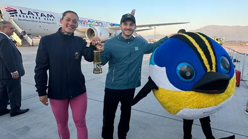 La antorcha llegó a Chile este sábado