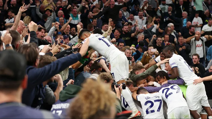 El Tottenham lo ganó en los últimos minutos.