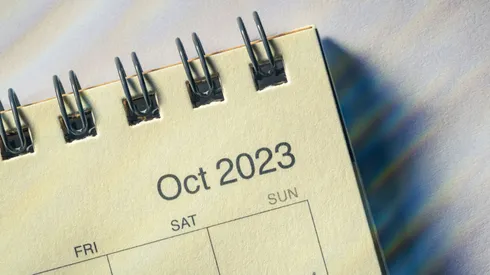 Calendario de octubre