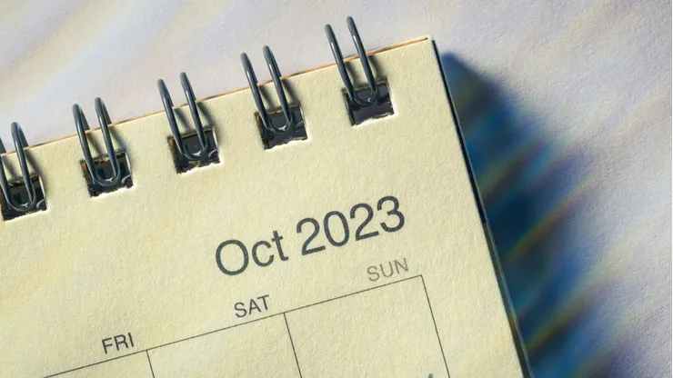 Calendario de octubre