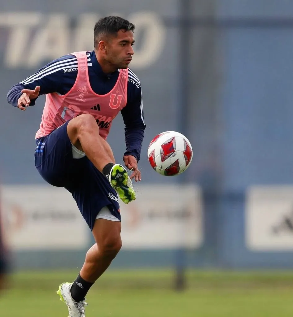 Los azules entrenaron pensando en Audax Italiano. Foto: U. de Chile.