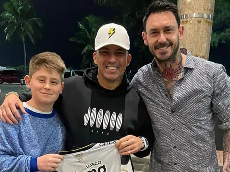 Pinigol visita al "tío" Gary Medel para que la siga rompiendo en Vasco