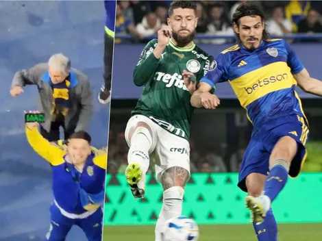 Horrible gesto racista de hincha de Boca en la Bombonera