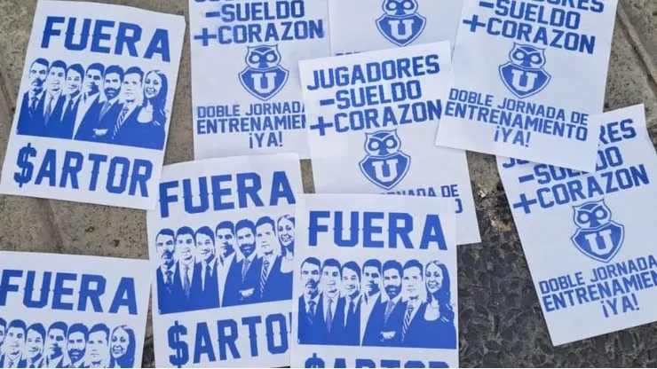 Los mensajes que fueron repartidos en el CDA.