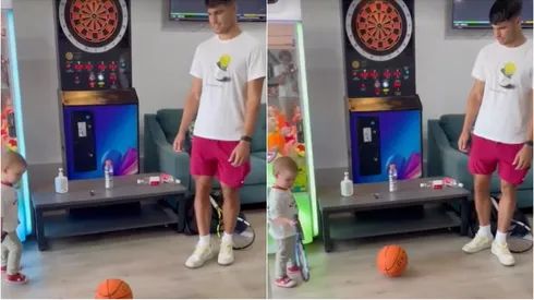 Jarry compartió un registro de su hijo y Alcaraz