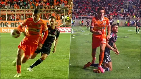 Hubo dos polémicas jugadas cerca del final