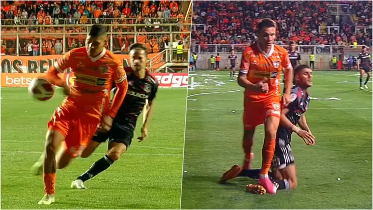 Hubo dos polémicas jugadas cerca del final