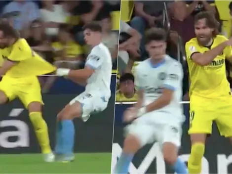 ¡Se le sale la cadena! El minuto de furia de Ben en Villarreal