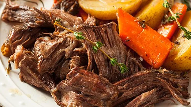 Clásica receta de carne mechada paso a paso.