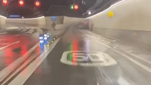 La autopista de Santiago que podría tener un socavón según experto.