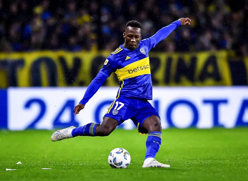 Luis Advíncula es el máximo goleador de Boca en Copa Libertadores con 3 tantos (Getty Images)