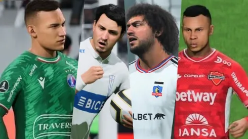 Así se ven algunos jugadores del fútbol chileno en el nuevo EA Sports FC 24.