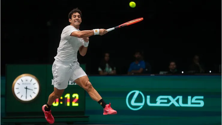 Cristian Garin debutó con triunfo en la qualy del ATP 500 de Beijing.