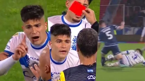 Galdames dejó a Godoy Cruz con un hombre menos, y eso lo aprovechó Racing.