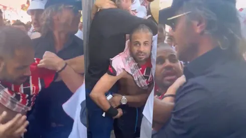 Diego Lugano sufrió el robo de su celular e inmediatamente después detuvo al ladrón, que terminó siendo víctima de una golpiza.